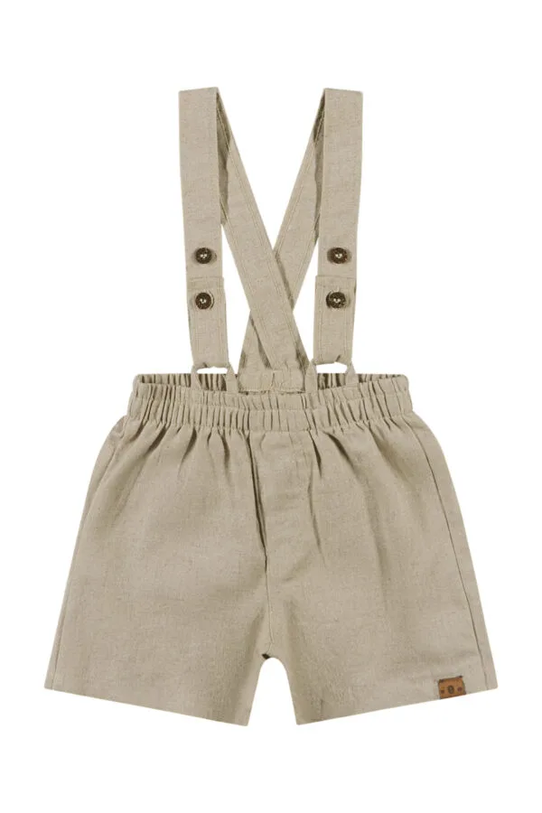 CONJUNTO BODY E BERMUDA EM TECIDO - Image 3